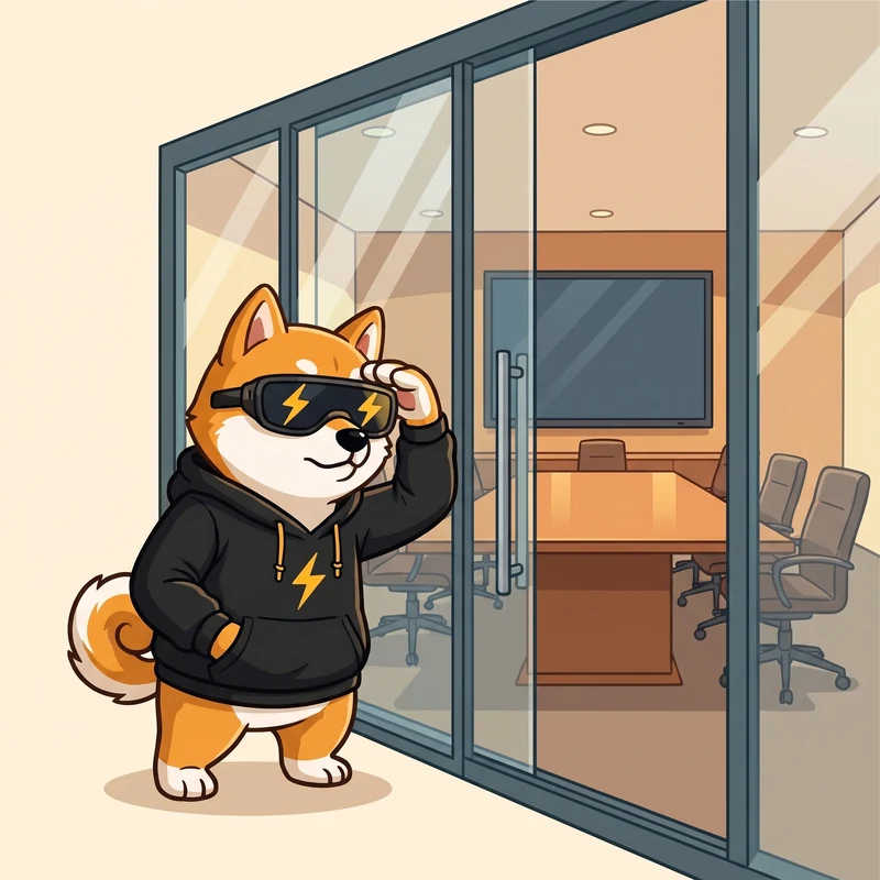 WATT INU mascot — BOARDROOM LOADING...